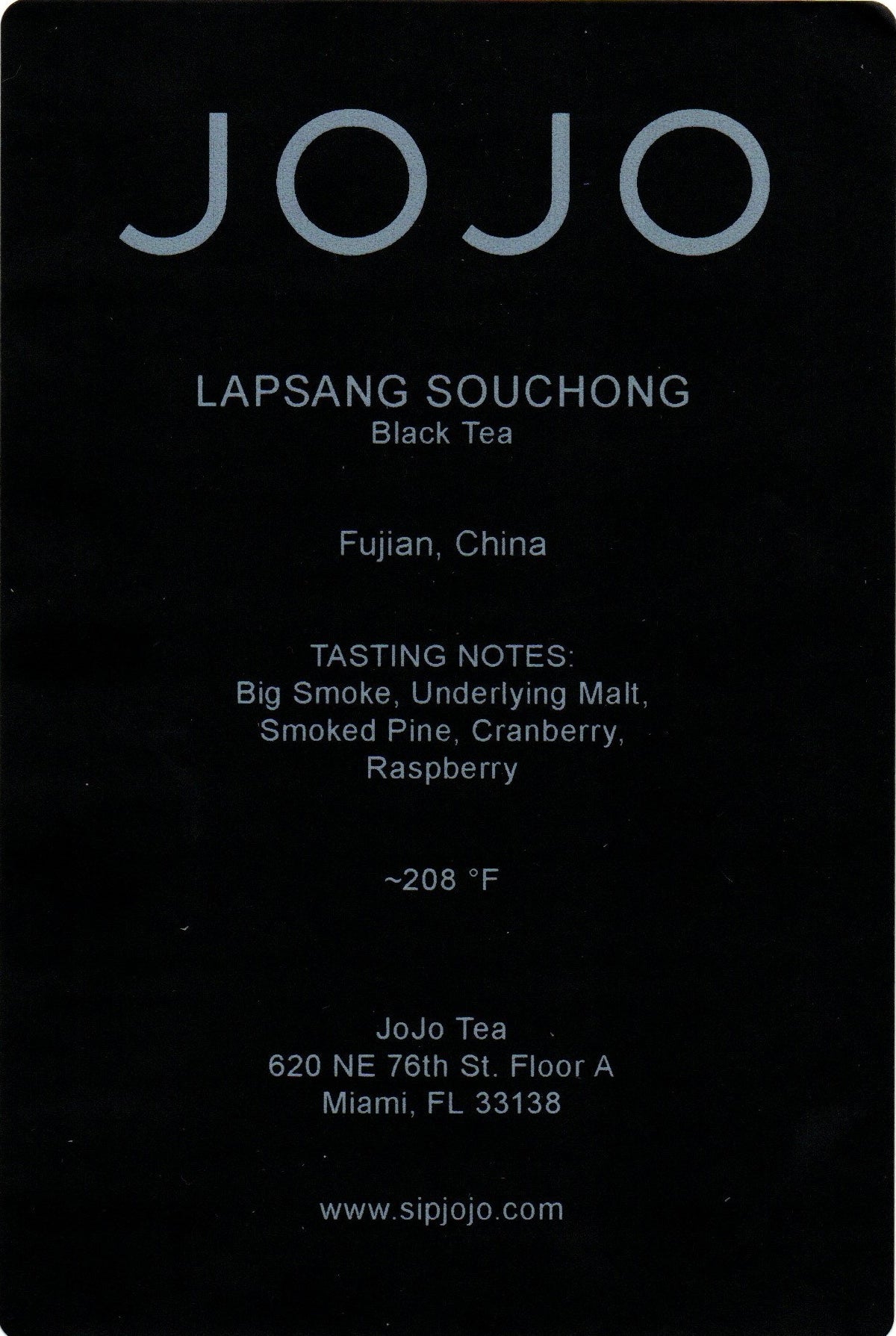 Lapsang Souchong