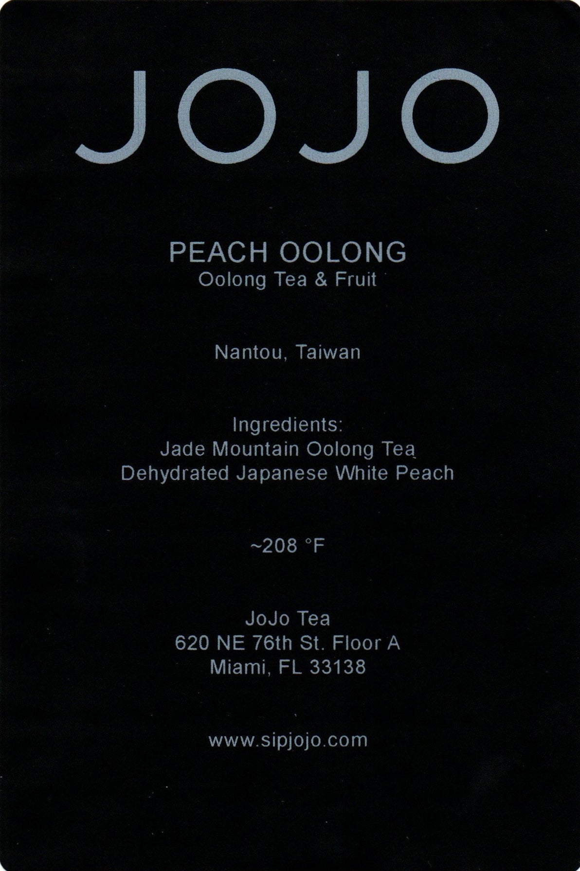 Peach Oolong